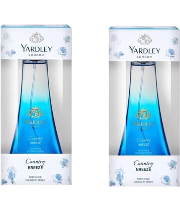 Yardley London Country Breeze Perfumed Spray .50 ml each,pack of 2.