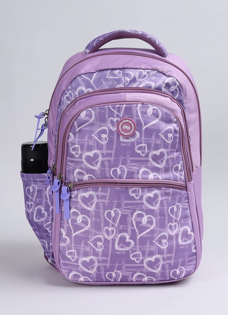 PB Pearlbags Polyester Water Resistant Casual Backpack With Laptop Sleeve For School,college & Office For Boys and Girls,Men & Women