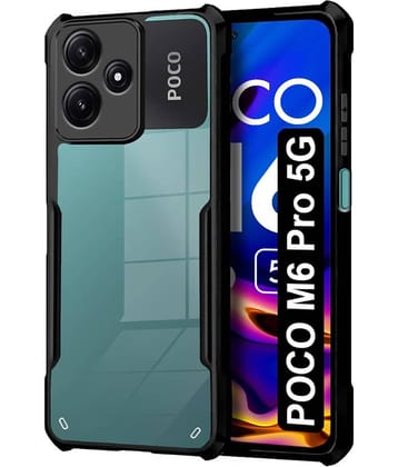 ZAMN Shock Proof Case Compatible For Polycarbonate Poco M6 Pro ( )