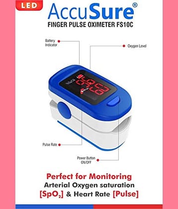 Accusure ACCUSURE PULSE OXIMETER FS10 Finger Tip