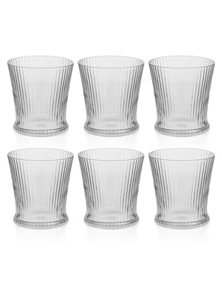 Wine Wave Stemless Wine Glass-Set Of 6