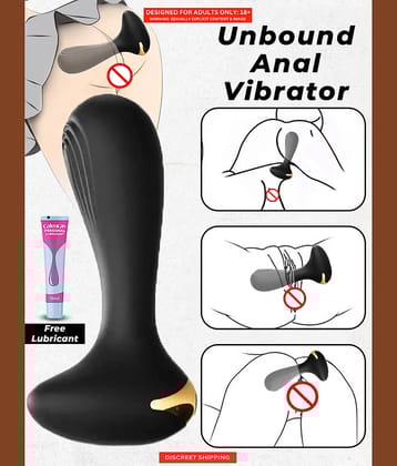 Skin Safe Waterproof Vibrating Anal Plug with Easy Insertion