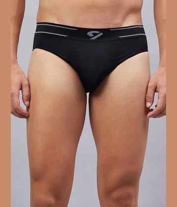 C9 Airwear Pack of 1 Nylon Briefs For Men's ( Black )