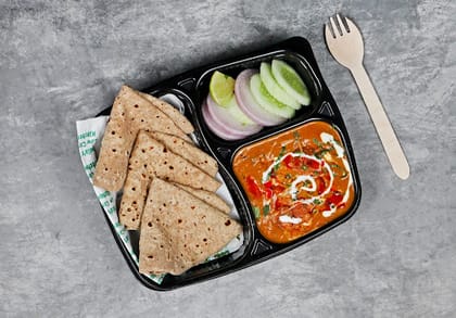 Chicken Lababdar Roti Meal - High Protein