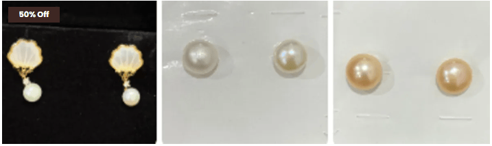 PEARL EARRING COMBO 7