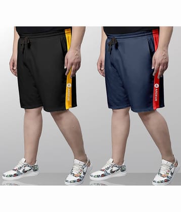 Ardeur Multi Cotton Blend Men's Shorts ( Pack of 2 )