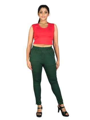 161RVT 4Cats Free Size Trendy Straight Pants - Bot Green