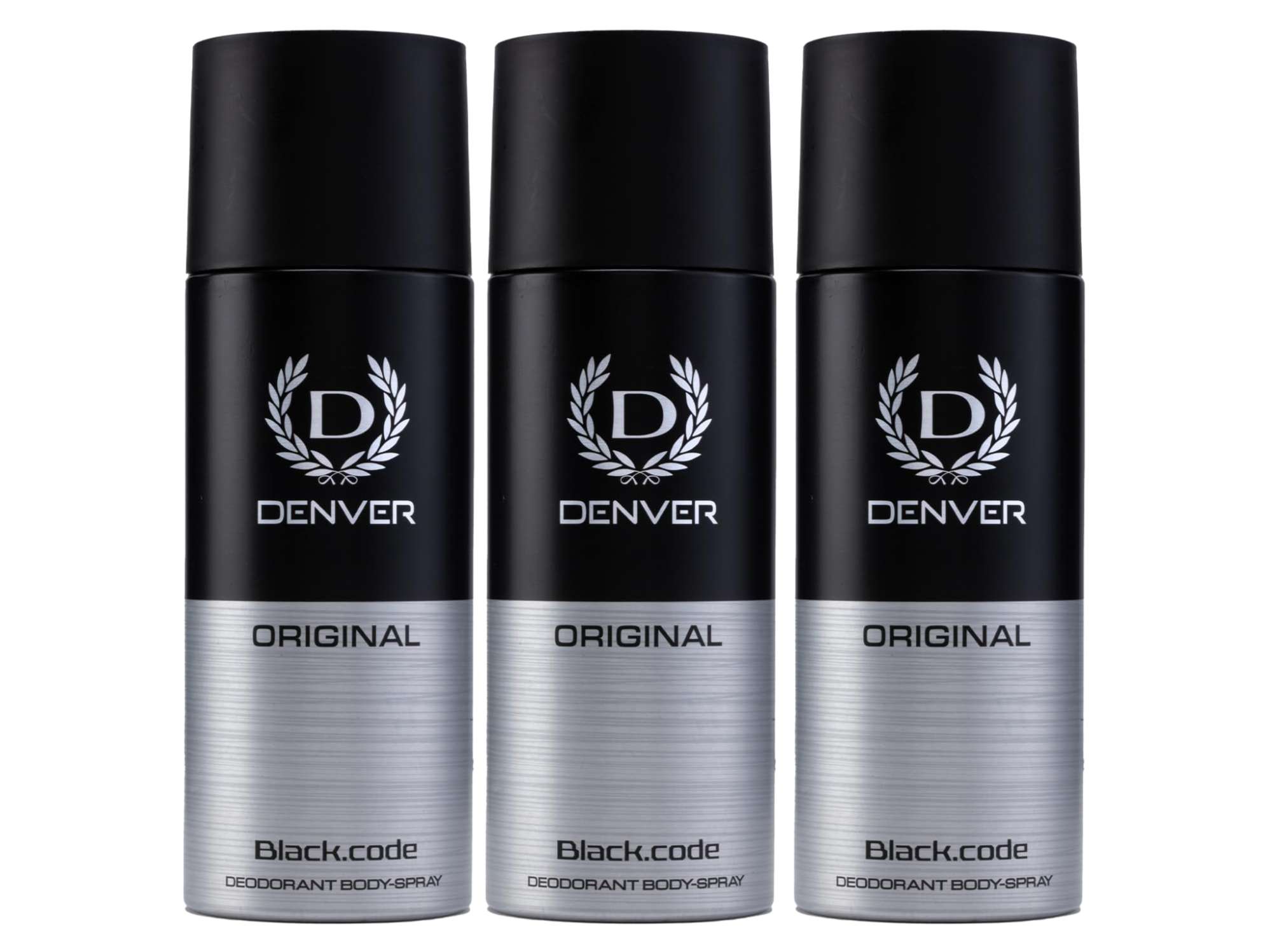 Denver Black Code Deo - 150g (Pack of 3)