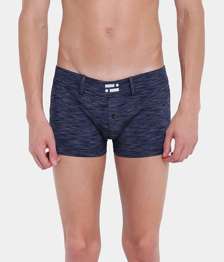 La Intimo Pack of 1 Cotton Trunks For Men's ( Navy Blue )