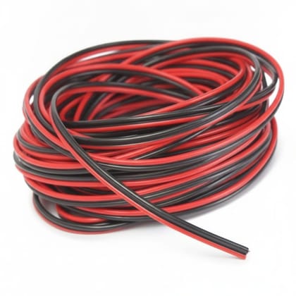 Red and Black Dual Core Electrical Wire