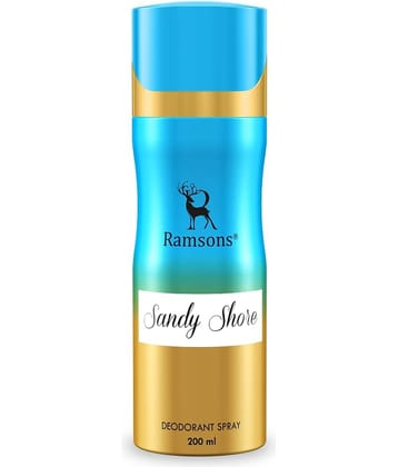 Ramsons - SANDY SHORE Deodorant Spray Body Perfume For Women Long Lasting 200 ml (Pack of 1)