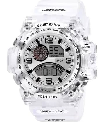 Viser White Dial Digital Boys Watch ( Pack of 1 )