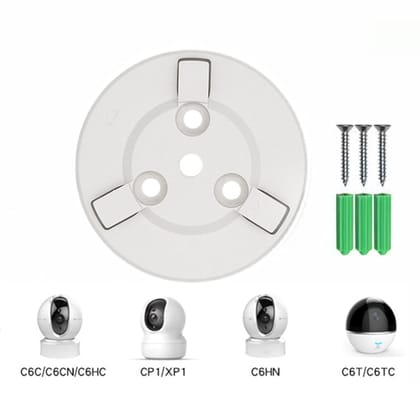 Wall Mounted Camera Stand Holder for EZVIZ Smart Security Cameras, Compatible with C6C, C6HC, C6T, C6TC, C6CN, C6HN, CP1, XP1 Sturdy ABS Mount for Indoor/Outdoor Use