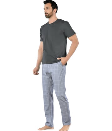 XYXX Pack of 1 Night sets For Men's ( Grey )