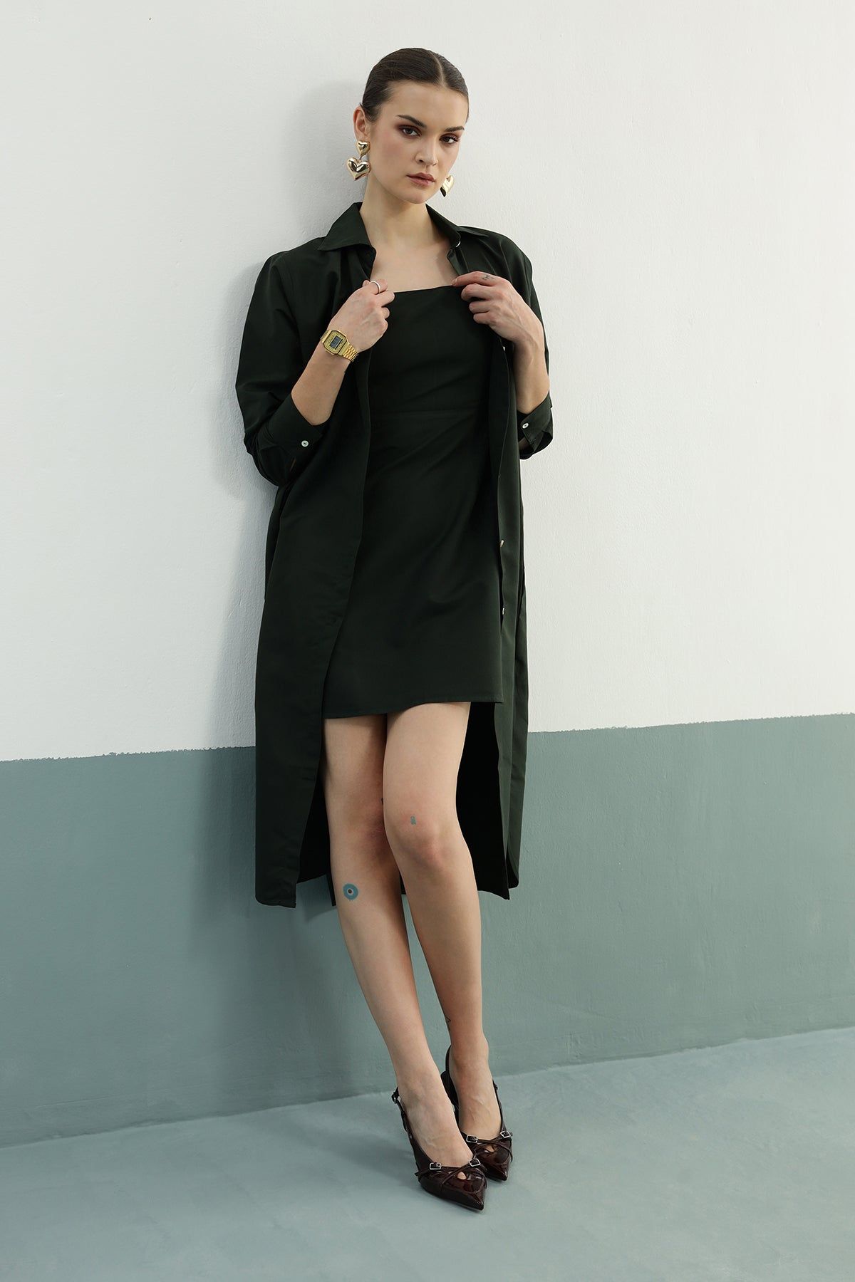 Seoul Co-ord Set: Imperial Green-XS