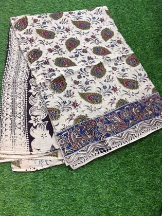 Kalamkari cotton saree