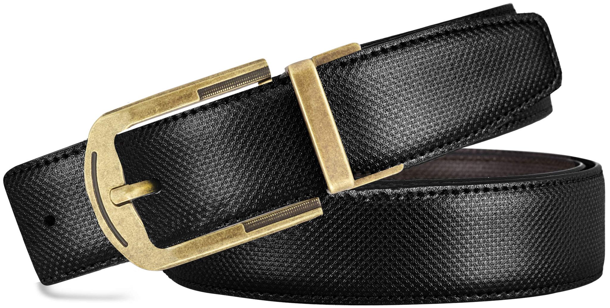 Black & Brown Reversible PU Leather Belt For Men New BT02-BKL03