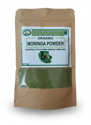 DP Naturals Natural Moringa Leaf Powder Drumstick Tree Leaves Dried Vegan Non GMO Herbal Supplement 100 g