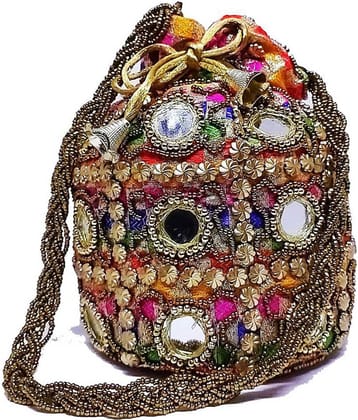 Bulbul Multi Silk Potli