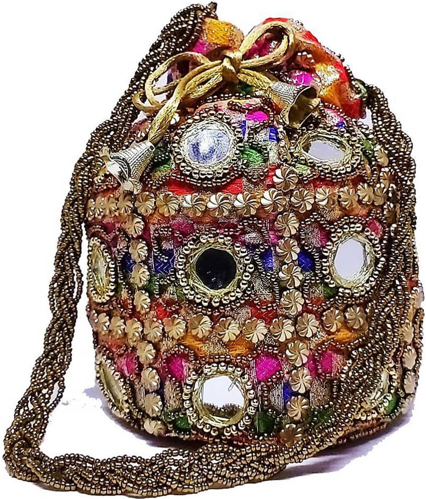 Bulbul Multi Silk Potli