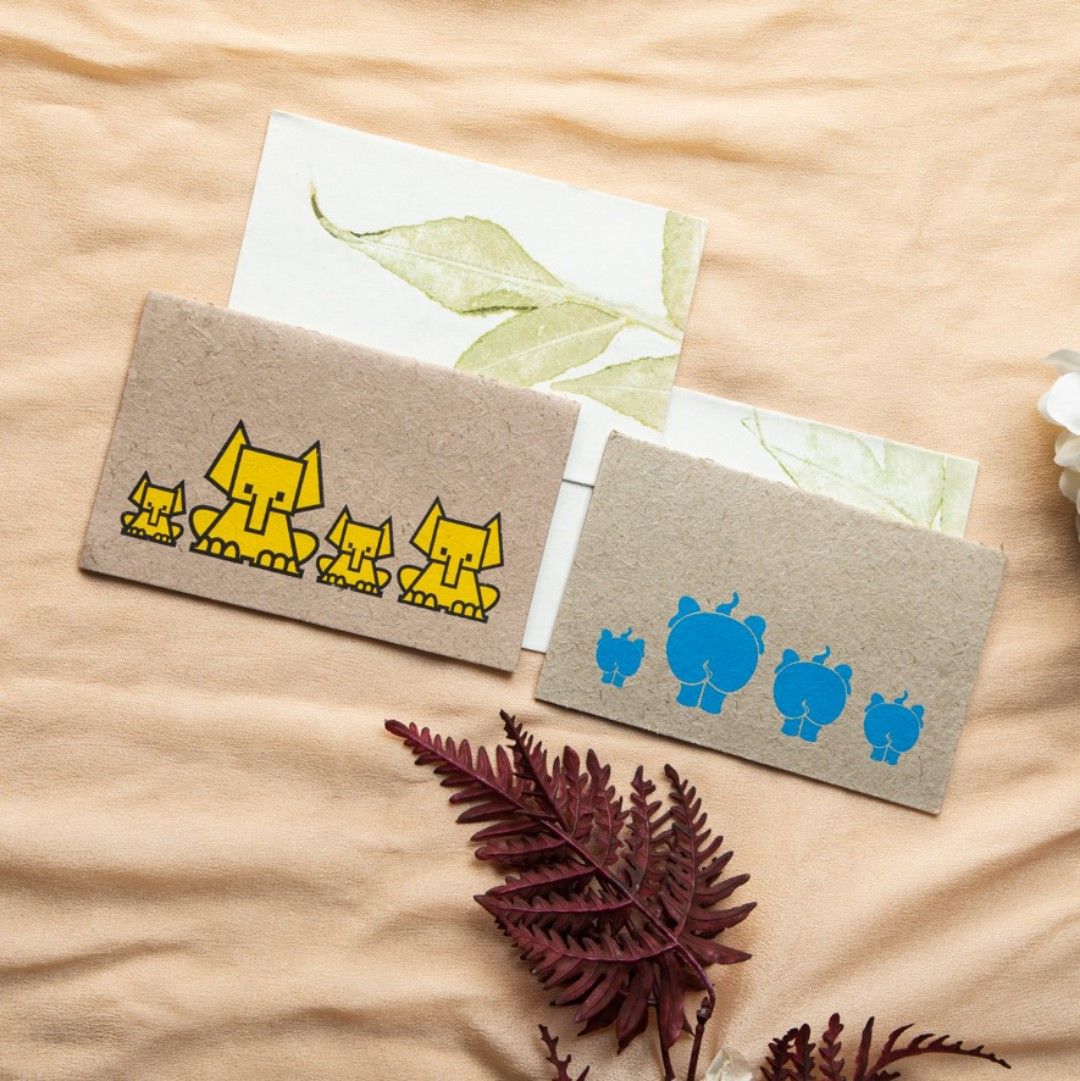 Greeting Cards (Set of 2 cards & 2 envelops)