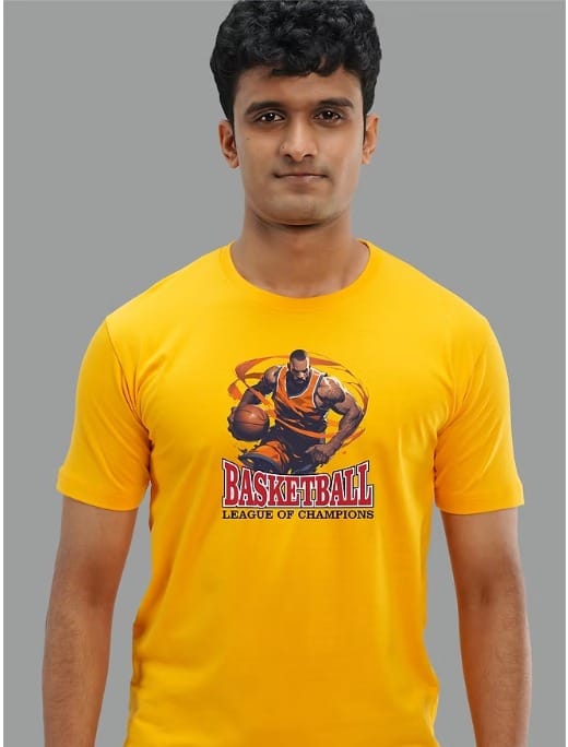BASKETBALL - DEEP TURMERIC T-SHIRT