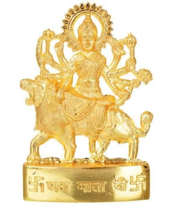 DvR ClicK - Brass Goddess Durga 15 cm Idol