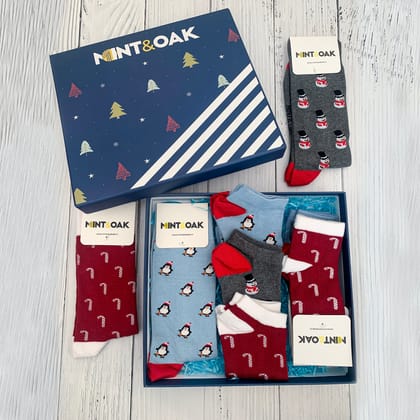 Christmas Ready Matching Set For Men, Women & Kids - Set of 9-Size 1: 2-3 Years