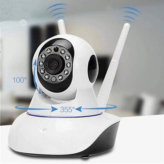 SMARTCAM V380 Pro HD 1080P Wi-Fi Smart Dual Wave Receiver Wireless IP CCTV Security Camera with 2 Way Audio, Night Vision
