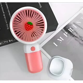 Charkee USB FanAssorted Pack of 1 Rechargeable Mini Portable Hand Fan