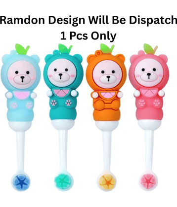 KALRA MAGIC Multi-Colour Silicone Baby Toothbrush ( 1 pcs )