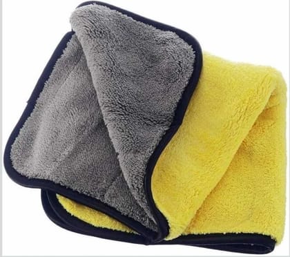 Delhi Deals Hub Microfiber Cleaning Cloth 40 x 40 cm 500 GSM Wet and Dry Reusable Pack of 1