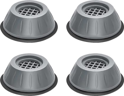 Reznor Anti Vibration Pads for Washing Machine, 4 pcs Shock Washing Machine Non Slip Base Foot Pads, Noise Cancelling Mat for Washer and Dryer Machine