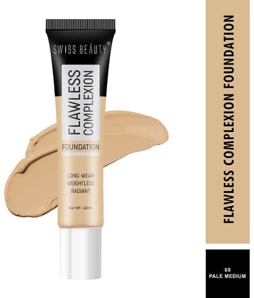 Swiss Beauty Flawless Complexion Foundation Cream Foundation Tan 40 g
