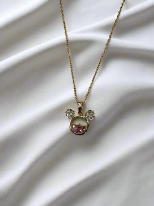 Mickey Mouse Pendant & Chain