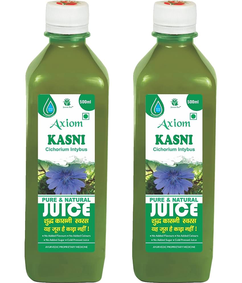 Axiom  Kasni Juice 500ml (Pack of 2)|100% Natural WHO-GLP,GMP,ISO Certified Product