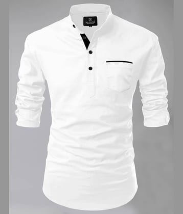 Nofilter Yellow Cotton Blend Men's Regular Kurta ( Pack of 1 )