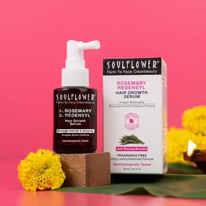 Clinically Proven Rosemary Redensyl Hair Growth Serum with Rosemary 1% Redensyl 3% Anagain 4% and Melanogray 1% 30 ml