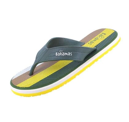 BAHAMAS BH154 Olive Yellow G No 9 Mens Hawai