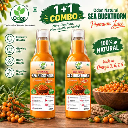 Odon Natural 100% Natural Sea Buckthorn Premium Juice