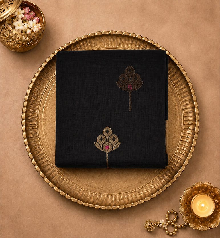 Handloom Chanderi Silk By Cotton Saree