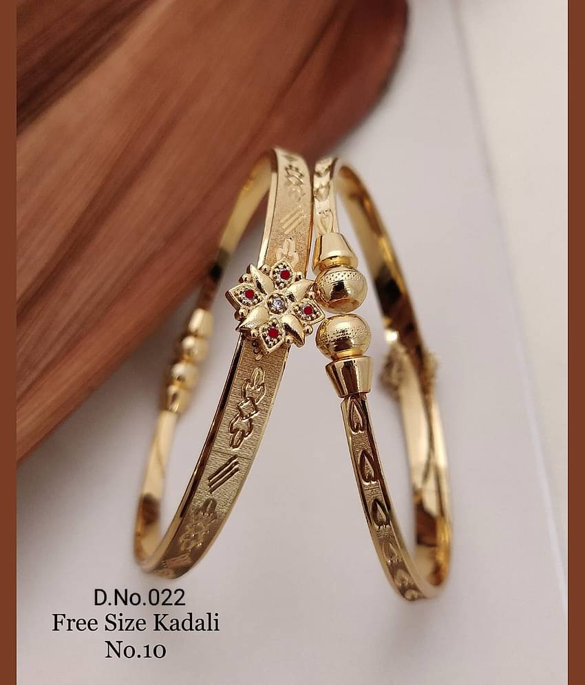 Shivay Fashion Gold Bangle ( Pack of 1 )