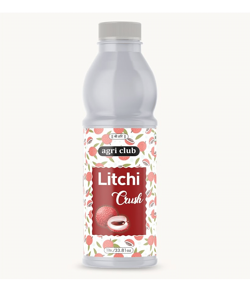 AGRI CLUB Litchi Crush/Squash 1Ltr./33.81oz 910 g