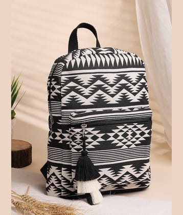 Anekaant 5 Ltrs Canvas Backpack *For Men & Women ( Black )