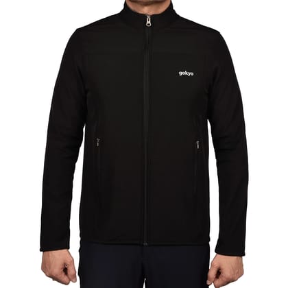 Kaza Women's Soft Shell Insulated Fleece Jacket: Windproof and Water-Resistant Mid-Layer for Chilly Outdoor Conditions (0 to 15 (Colour - Black, Size - S) by Total Sporting And Fitness Solutions Pvt Ltd
