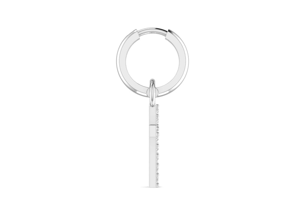 Cross Drop Earrings For Men (1 Pc Only)