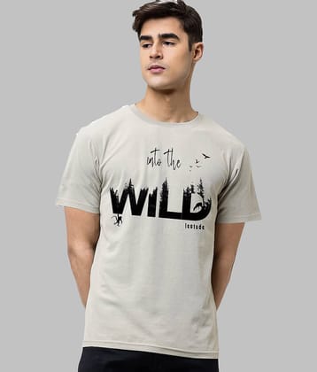 Trond - Grey Cotton Blend Regular Fit Men's T-Shirt ( Pack of 1 )