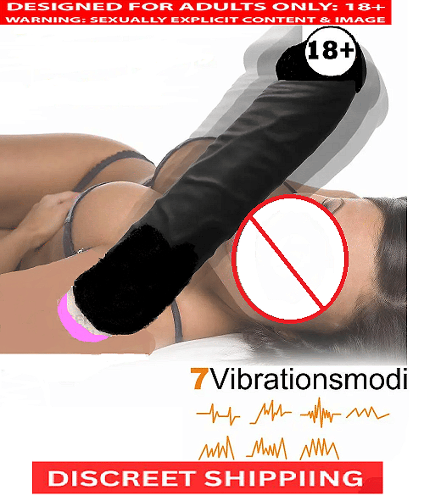 9" Long & Soft Sexy Real Felling Black Colored Vibrating Dildo For Sexy Girls Vagina - By