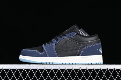 Air Jordan 1 AJ1  Low Snake Skin - Blue-Euro 41