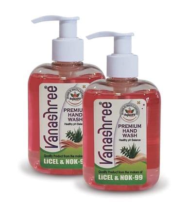 Sujanil Vanashree Premium Handwash, Soothing Handwash Contains Neem & Aloevera extracts, Pack Of 2, 250 ML�